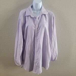 Black label by ruffini long sleeve button down size xl slim fit